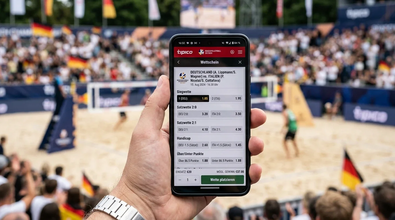 Verfügbare Wettmärkte bei der Beachvolleyball-Europameisterschaft – Siegwette, Satz, Handicap im Überblick