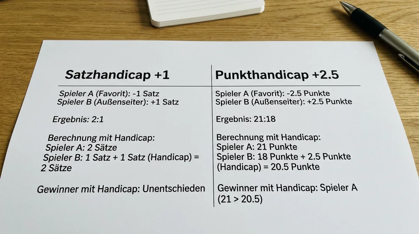 Handicap-Wette beim Beachvolleyball – Satzhandicap und Punkthandicap erklärt mit Berechnungsbeispielen