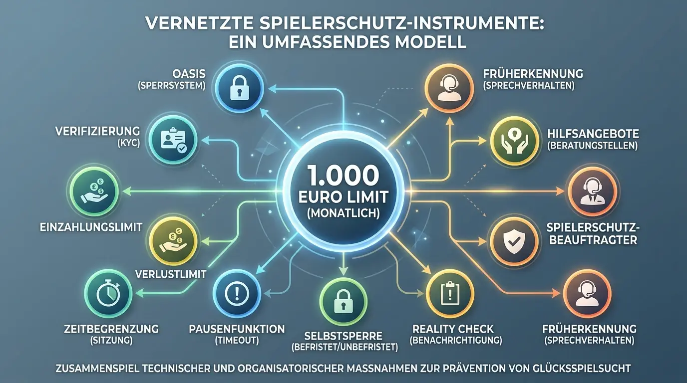 Einzahlungslimit als Teil des umfassenden Spielerschutzsystems bei GGL-lizenzierten Sportwetten Anbietern
