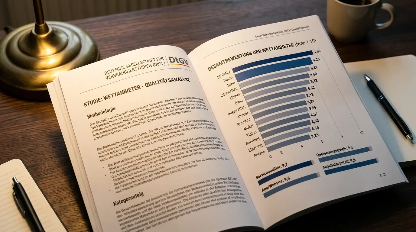 Ergebnisse der DtGV Sportwetten-Studie 2024/2025 zu Qualität lizenzierter Anbieter in Deutschland