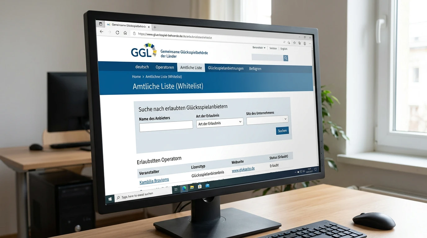 GGL Whitelist Prüfung als offizielles Instrument zur Identifikation legaler Sportwetten Anbieter