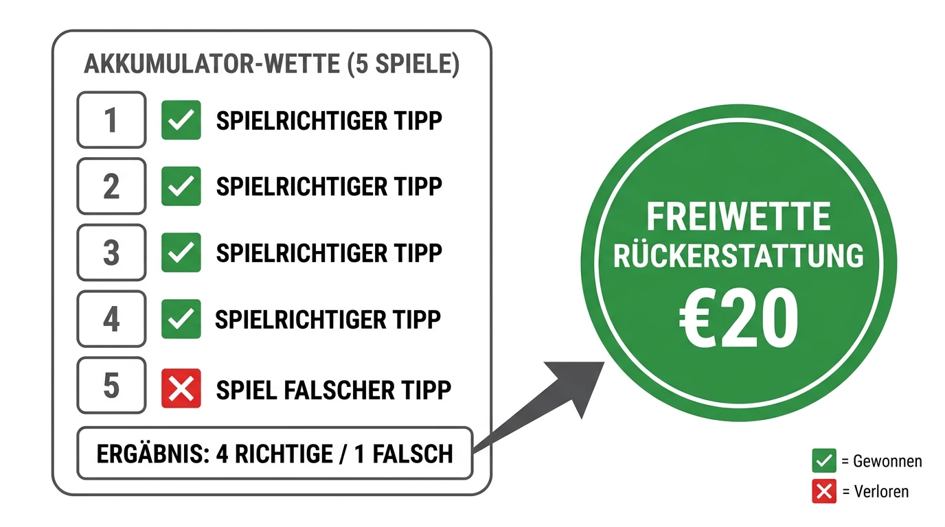 Kombiwetten-Versicherung beim Volleyball erklärt – Rückerstattung bei einem falschen Ergebnis