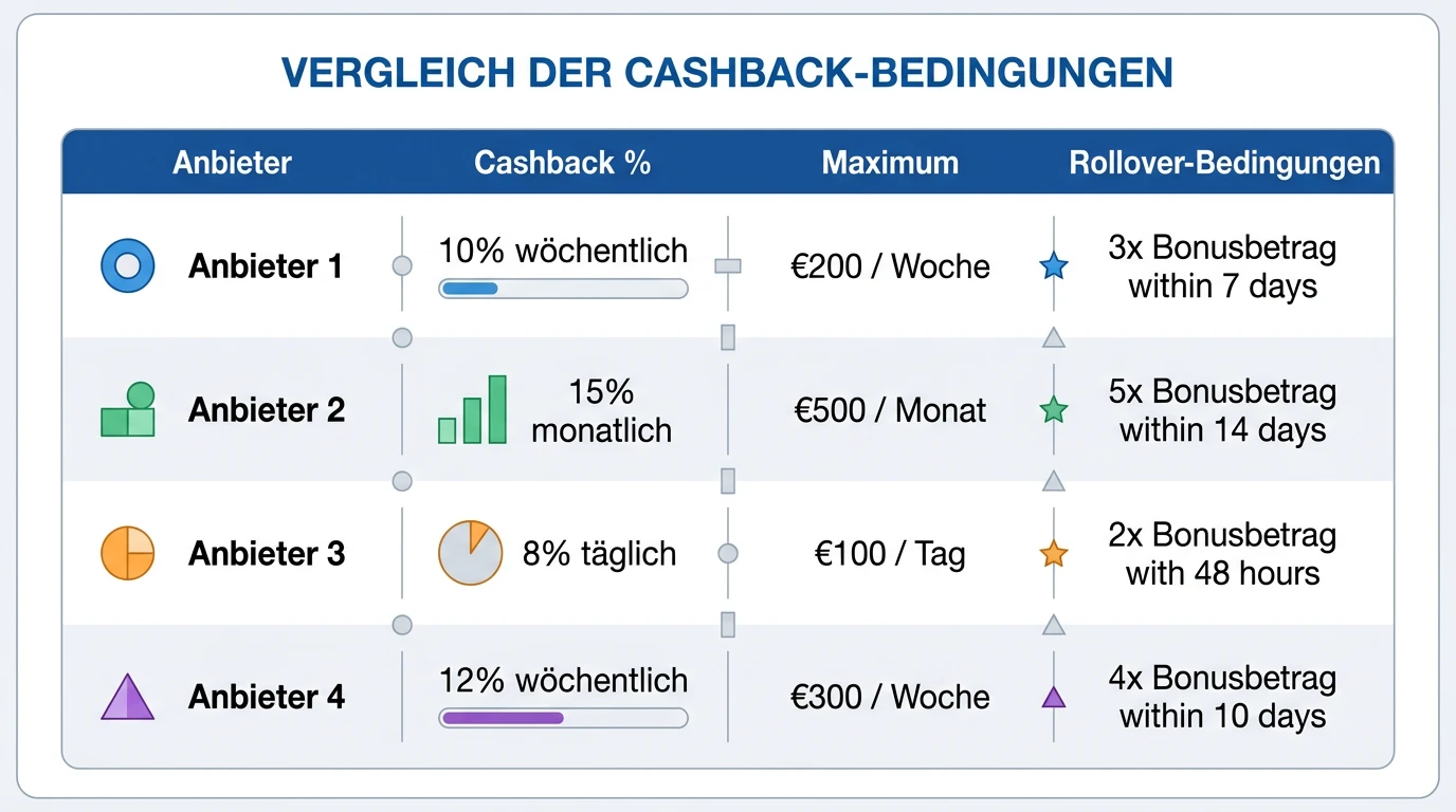 Vergleich von Cashback Angeboten verschiedener GGL-lizenzierter Sportwetten Anbieter für Volleyball